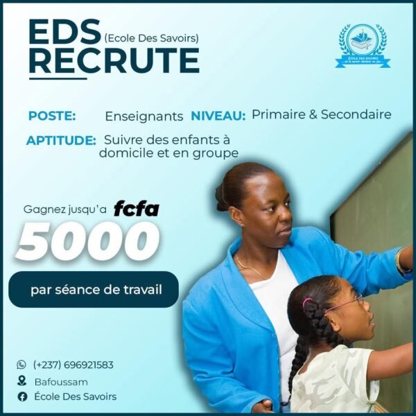 Recrutement enseignants pour cours a domicile